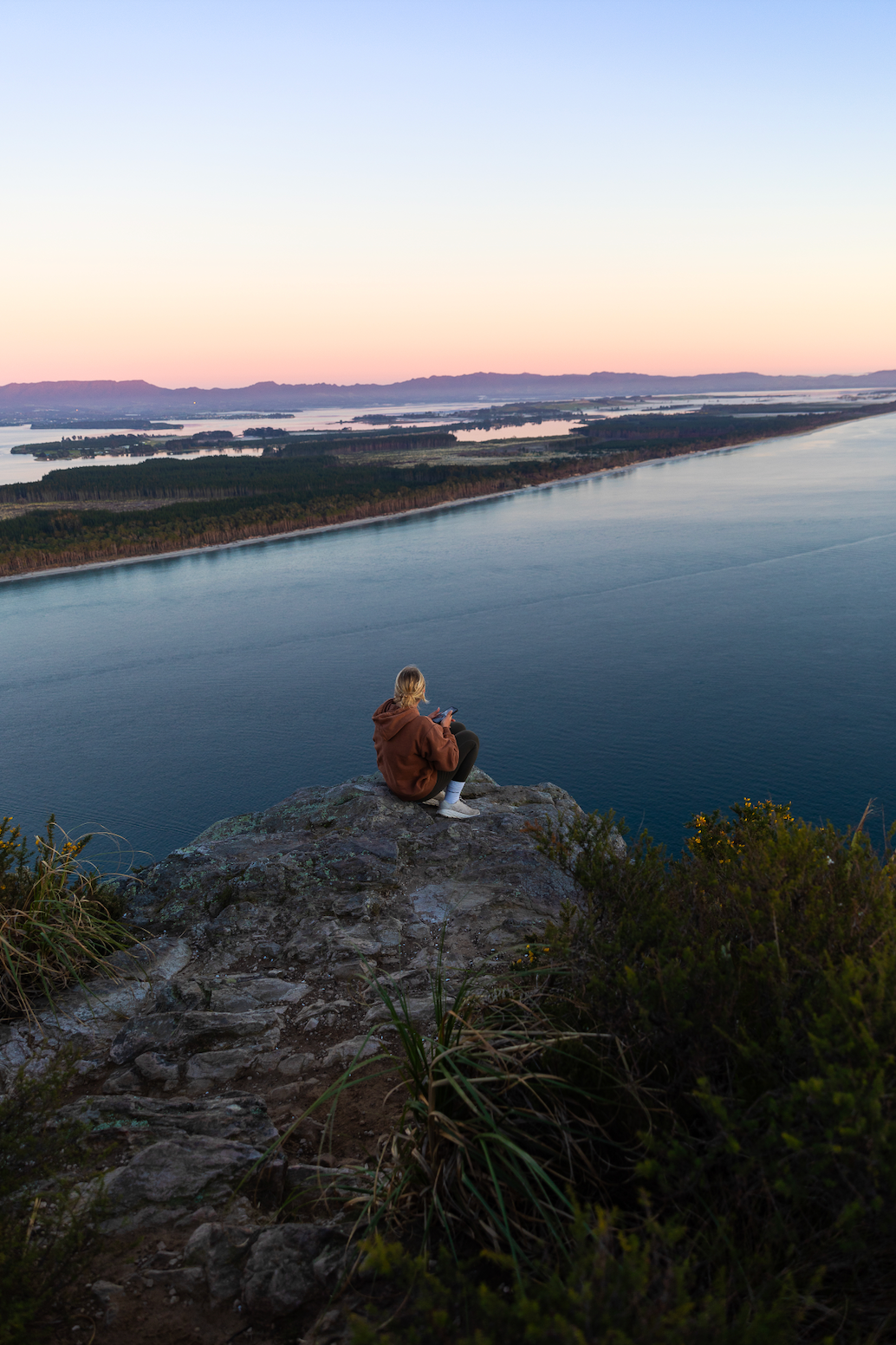 On top of the Maunganui